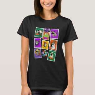 Camiseta Estampado retro de halloween vintage