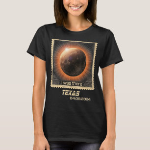 Camiseta Estampado retro Eclipse solar total 2024 Texas