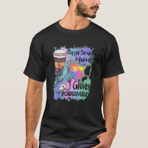 Camiseta Estampado Tie Dye Leopardo Cuidador Vida Exfoliant