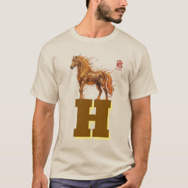 Camiseta Estampida de Espíritu Salvaje – Arte de Caballos M