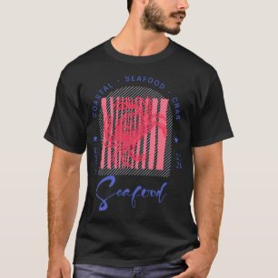 Camiseta Estampilla de cangrejo para amantes de mariscos