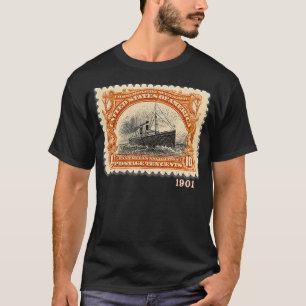Camiseta Estampilla de Estados Unidos de 1901 conmemorativa