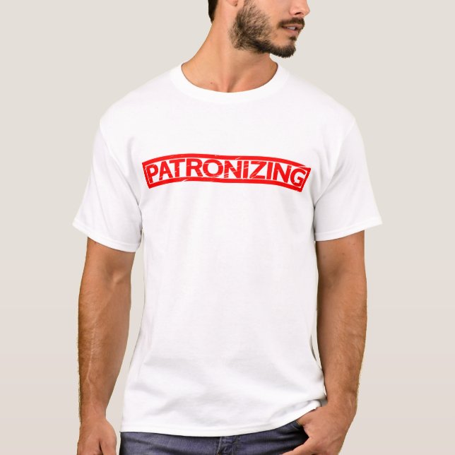 Camiseta Estampilla de patronización (Anverso)