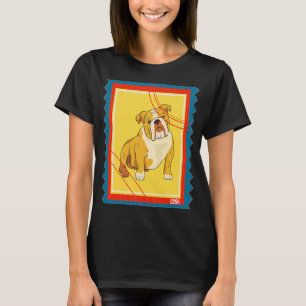Camiseta Estampilla de rehenes de Bulldog inglés británico 