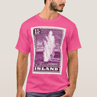 Camiseta Estampilla de rehenes de Islandia en 1938