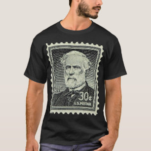 Camiseta Estampilla de rehenes vintage general Robert E Lee