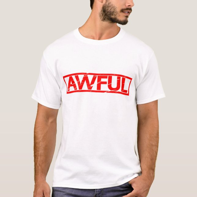 Camiseta Estampilla desagradable (Anverso)