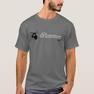 Camiseta estampilla fresca para el tamborilero