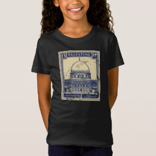 Camiseta estampilla palestina antigua 1920_ folclore palest