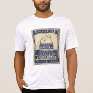 Camiseta estampilla palestina antigua 1920_ folclore palest