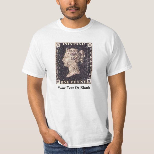 Camiseta Estampilla Penny Black Postage (Anverso)