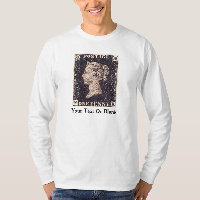 Camiseta Estampilla Penny Black Postage (Anverso)