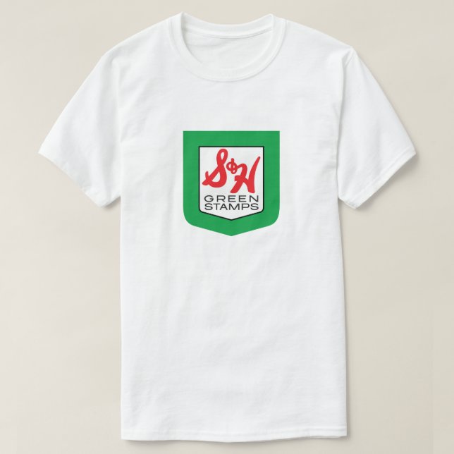 Camiseta Estampillas verdes de S & H (Diseño del anverso)