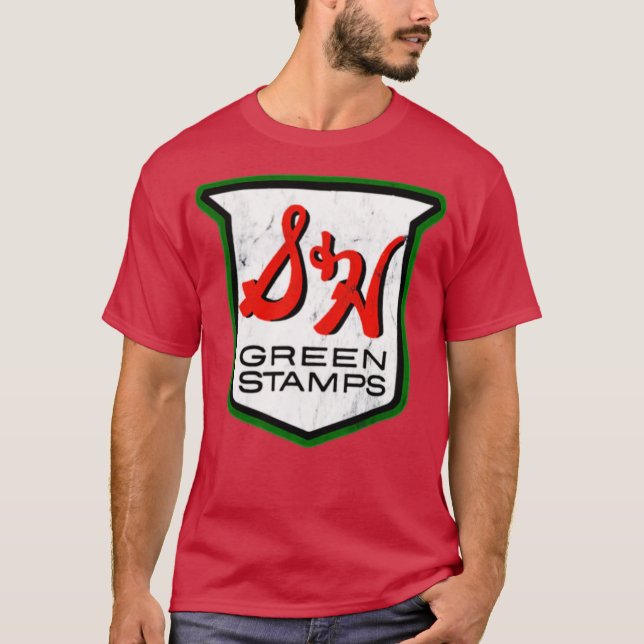 Camiseta Estampillas verdes de S&H (Anverso)
