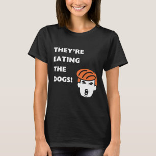 Camiseta Están comiendo a los perros Trump