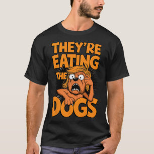 Camiseta Están comiendo el debate de los perros Kamala Harr
