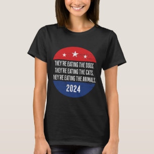 Camiseta Están comiendo los perros Están comiendo los gatos