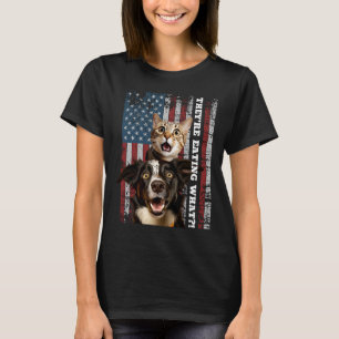 Camiseta Están Comiendo Los Perros Gatos Mascotas Salva A N