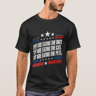 Camiseta Están Comiendo Los Perros Los Gatos Las Mascotas D