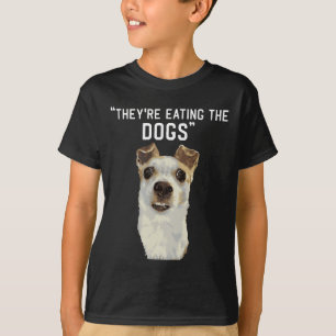 Camiseta Están comiendo los perros los gatos los Mascotas T