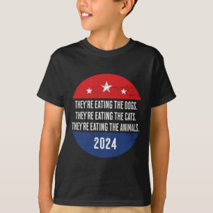 Camiseta Están comiendo los perros que comen los gatos Tru
