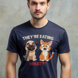 Camiseta Están comiendo perros comiendo gatos Gracioso Trum