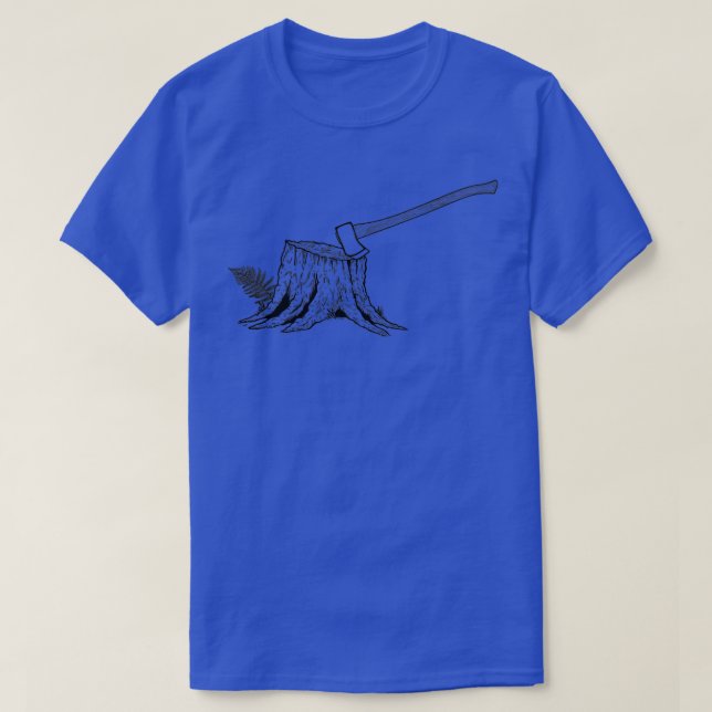 Camiseta Estanca con hacha (Diseño del anverso)