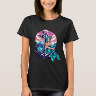 Camiseta Estancamiento de sirena costa de deportes náuticos