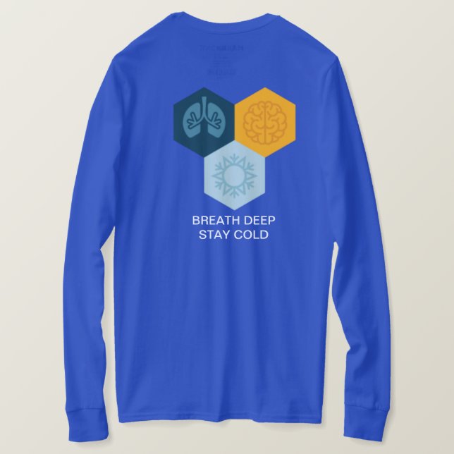 Camiseta ESTANCIA COLD-BREATH PROFUNDAMENTE grande (Reverso del diseño)
