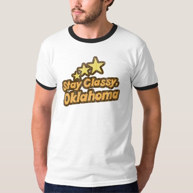 Camiseta Estancia con clase, Oklahoma (Anverso)