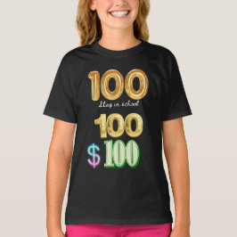 Camiseta estancia de 100 días en la escuela