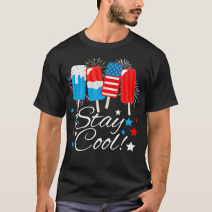 Camiseta Estancia de la bandera estadounidense de Guay Pops