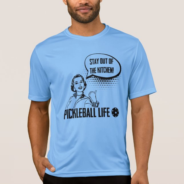 Camiseta Estancia divertida del humor de Pickleball fuera (Anverso)