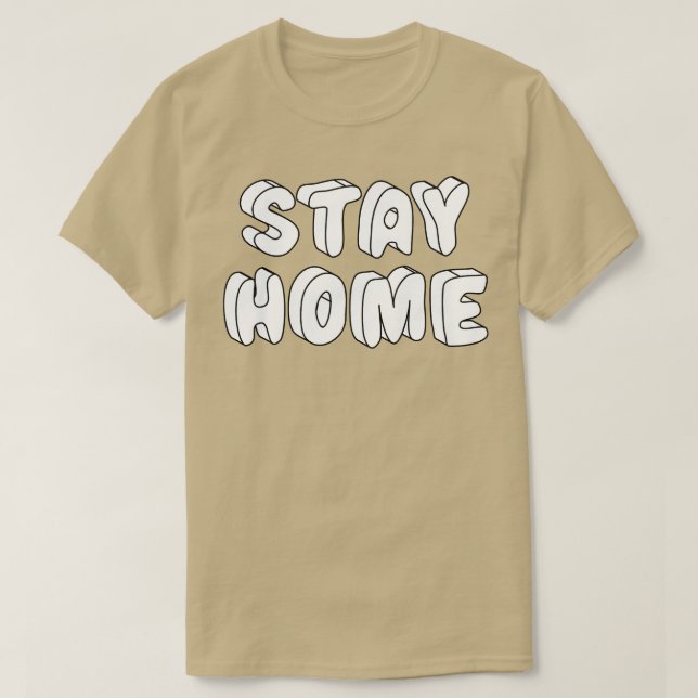 Camiseta Estancia en casa 1 (Diseño del anverso)