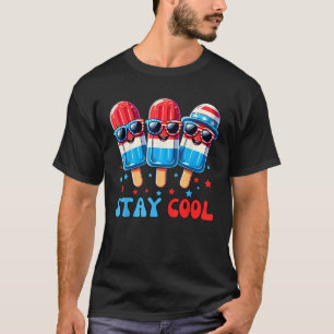 Camiseta Estancia Guay 4 de julio Popsicle Boys Hombres Ame