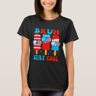 Camiseta Estancia Guay 4 de julio Popsicle Boys Hombres Ban
