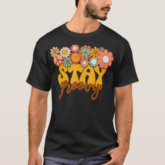 Camiseta Estancia Hippie de girasol retro Mente Groovy Posi