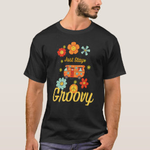 Camiseta Estancia Hippie de girasol retro Mente Groovy Posi