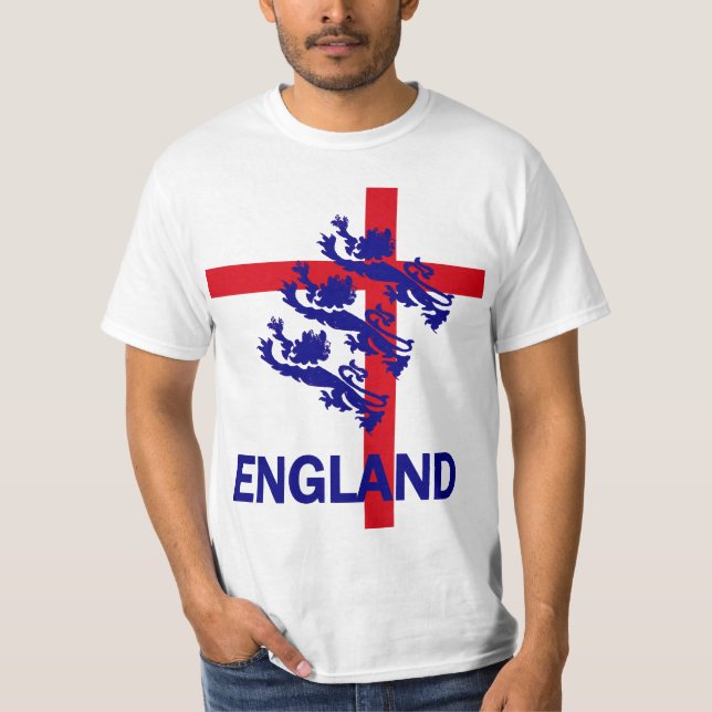 Camiseta Estándar de Inglaterra y cruz reales de San Jorge (Anverso)