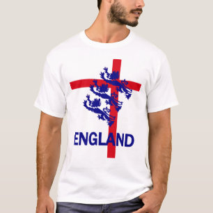 Camiseta Estándar de Inglaterra y cruz reales de San Jorge