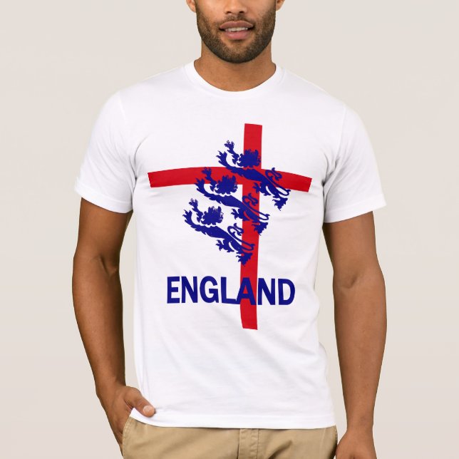 Camiseta Estándar de Inglaterra y cruz reales de San Jorge (Anverso)