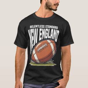 CAMISETA ESTÁNDAR INCANSABLE DE NUEVA INGLATERRA - PIE DE N