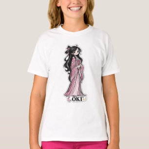 Camiseta estándar para niñas Z.AURA™ Oki Girls