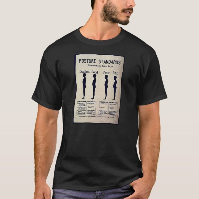 Camiseta Estándares de la postura (Anverso)