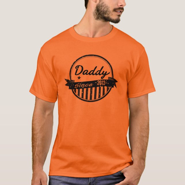 Camiseta Estandarte de Círculo de Grunge Daddy Desde 2013 (Anverso)
