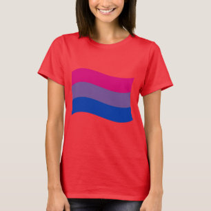 Camiseta Estandarte del Orgullo Bisexual