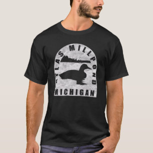 Camiseta Estanque Atlas Loon Michigan