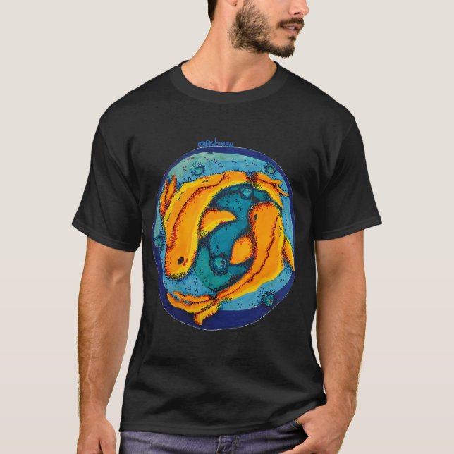 Camiseta Estanque de koi (Anverso)