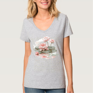 Camiseta Estanque de Loto de Ramillete Personal