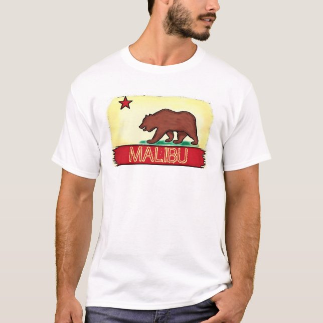 Camiseta Estanque de Malibu California (Anverso)